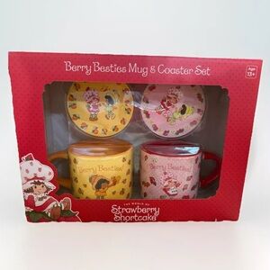 Cheerful Red and Yellow Mug Set for Dining